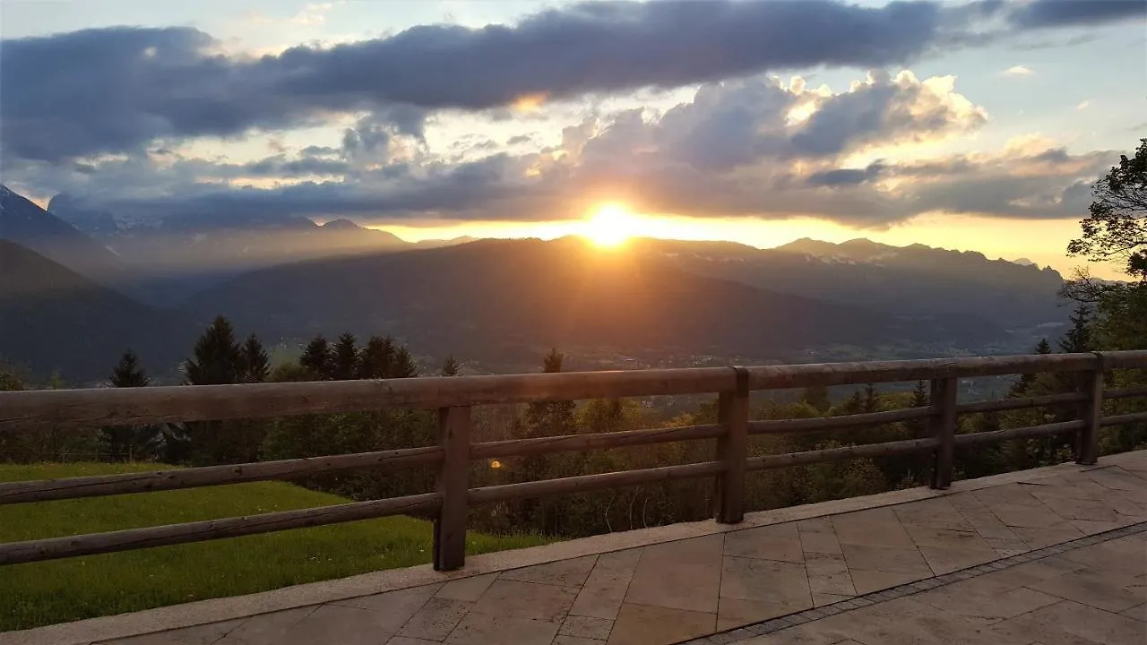 2 Bergpanorama Mit Blick Ins Tal Fuer Absolute Nichtraucher Berchtesgaden Apartment